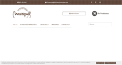 Desktop Screenshot of floristeriamarques.com